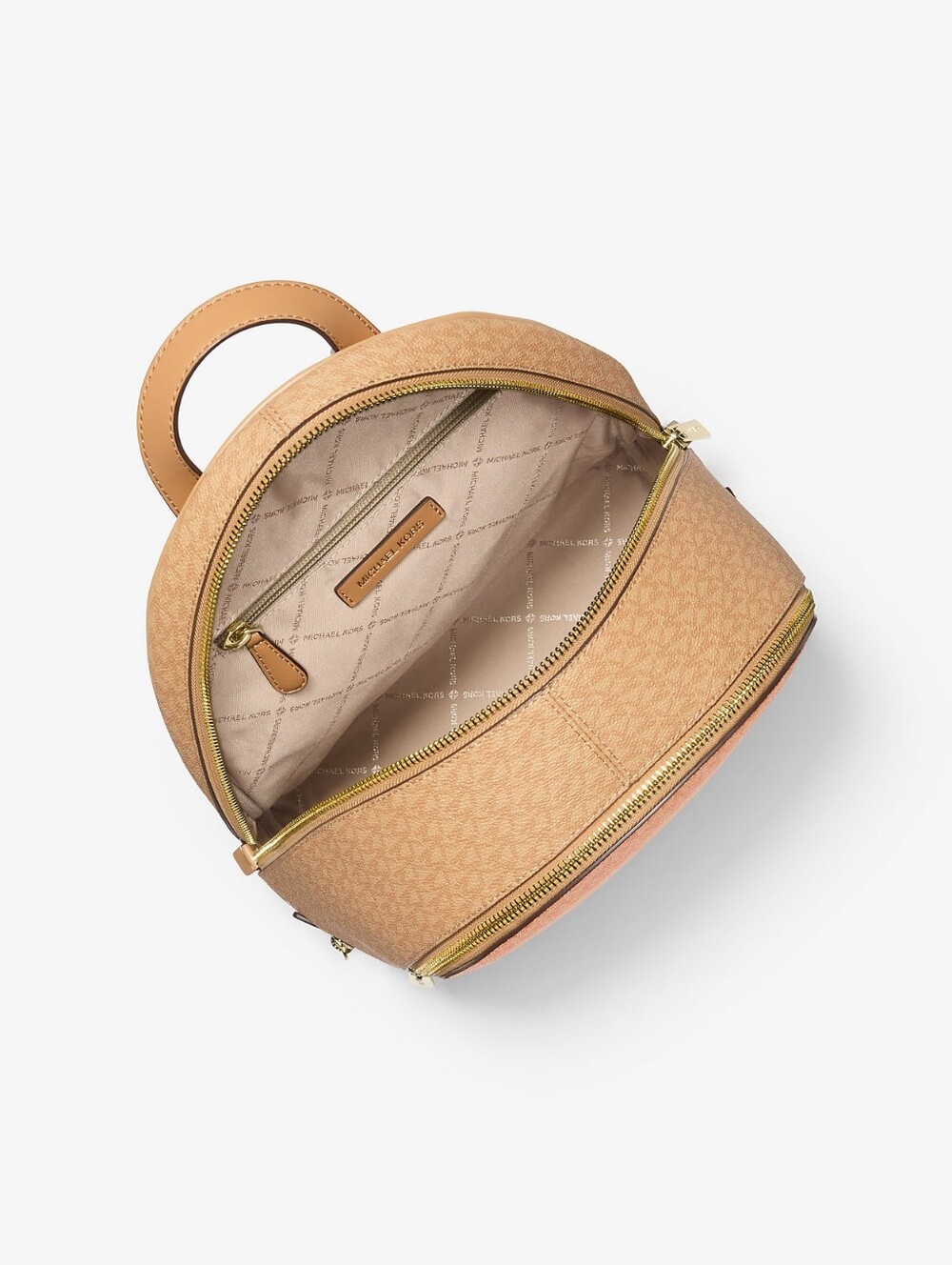 Michael Kors Rhea Colorblock Backpack And Wallet Set - Picture 9 of 10